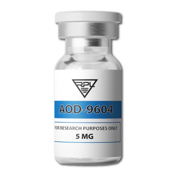 AOD9604 5mg research peptide vial  | Research Purpose Labs