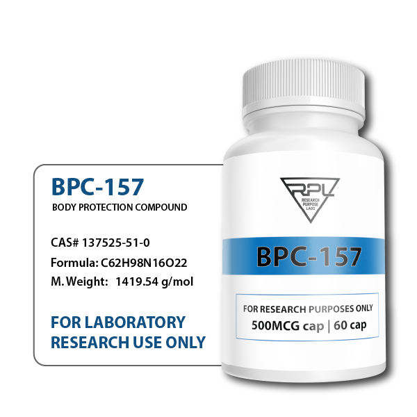 BPC-157 Research Peptide 500mcg capsules. | Research Purpose Labs BPC 157 Research Peptide 500mcg capsules | Research Purpose Labs