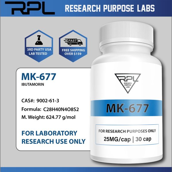 MK-677 RESEARCH PEPTIDE (30 CAP)