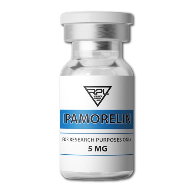 IPAMORELIN 5MG RESEARCH PEPTIDE vial  | Research Purpose Labs