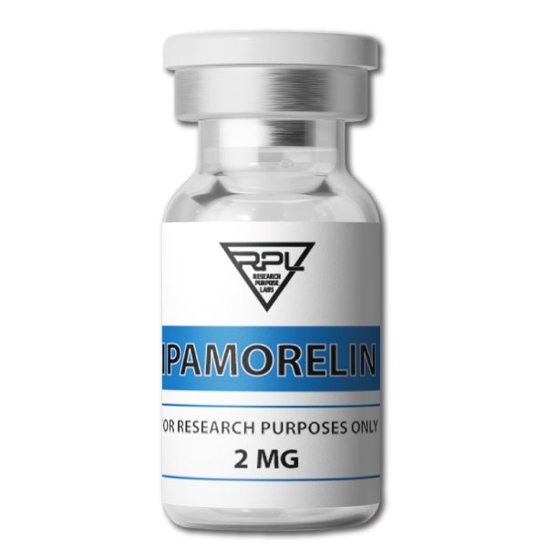 IPAMORELIN 2MG RESEARCH PEPTIDE vial | Research Purpose Labs
