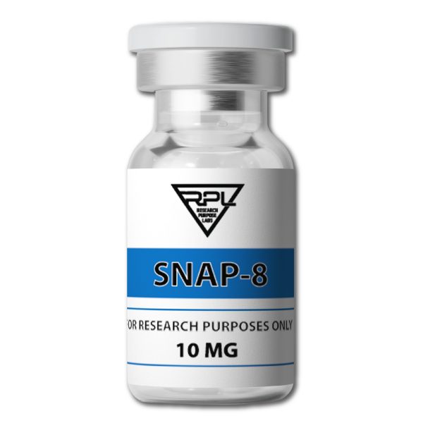 SNAP 8 10MG research peptide vial | Research Purpose Labs