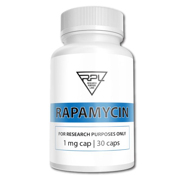 Rapamycin 1mg 30 capsules bottle  | Research Purpose Labs