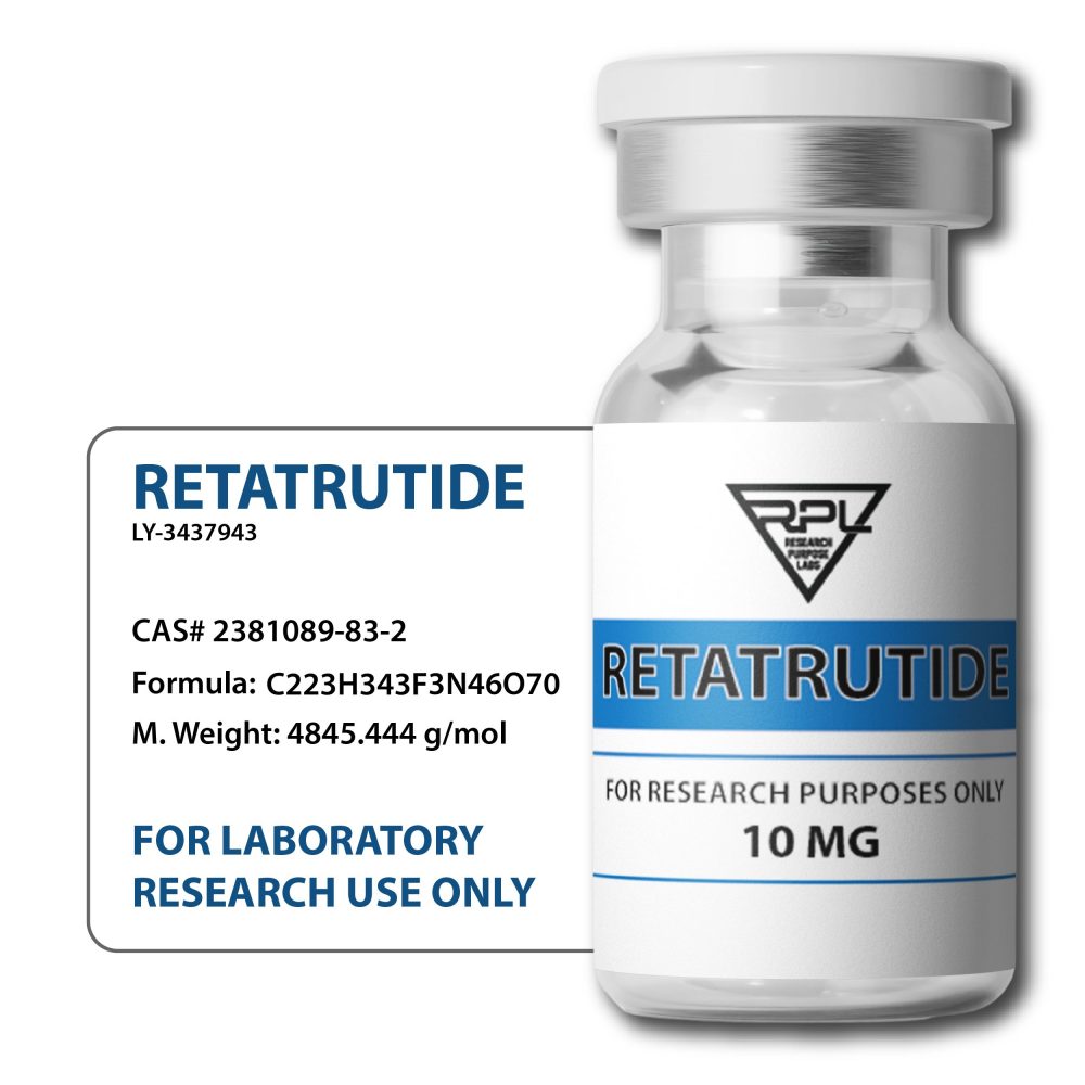 RETATRUTIDE 10MG RESEARCH COMPOUND. | Research Purpose Labs RETATRUTIDE 10MG RESEARCH COMPOUND | Research Purpose Labs