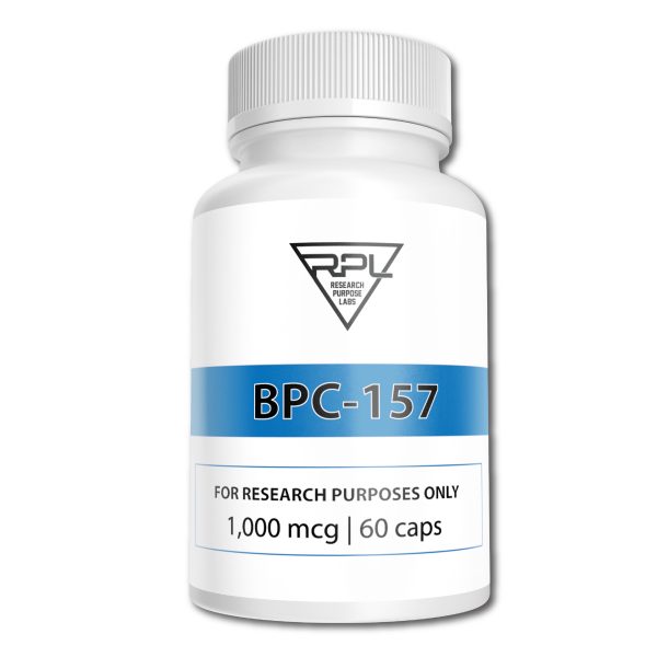 BPC 157 Research Peptide 1000 mcg 60 caps  | Research Purpose Labs